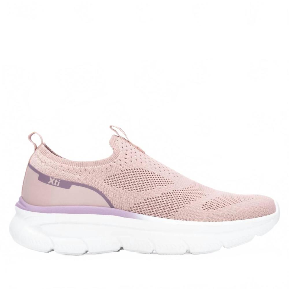 NEW XTI women's textile slip-on in nude